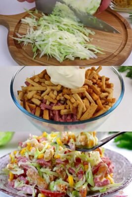 Paprastos ir labai skanios salotos, kurias galima gaminti kasdien